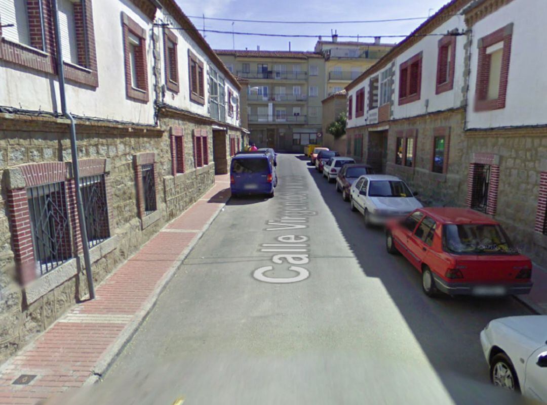Calle Virgen de Valsordo, una de las que se han incluido en esta primera fase