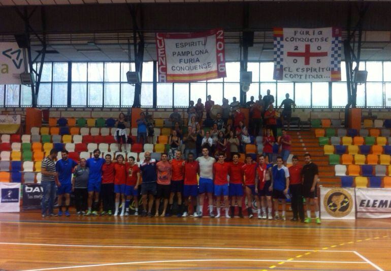 Visita de aficionados al equipo.