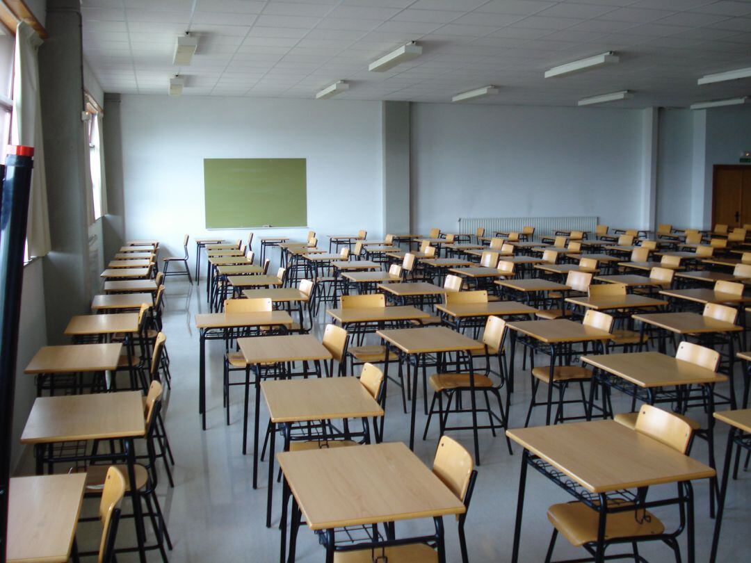 Aula buida, foto d&#039;arxiu