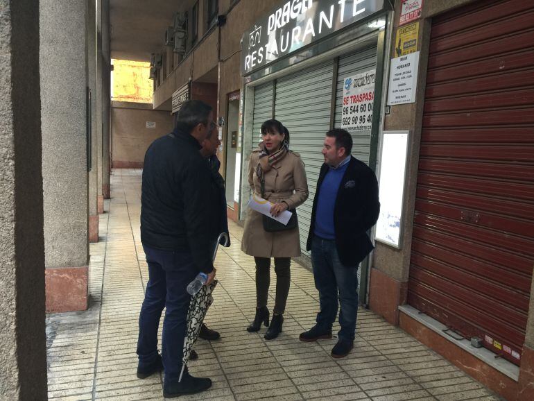 Mercedes Alonso, Vicente Granero y Luis Angel Mateo