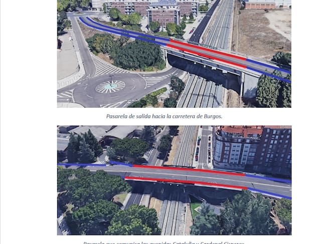 Se instalarán muretes por todas las pasarelas elevadas