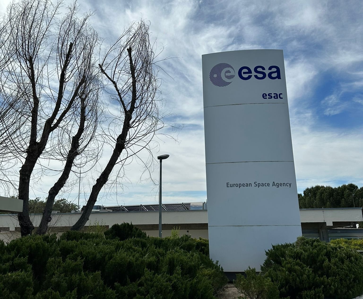 Sede de la Agencia Espacial Europea en España.