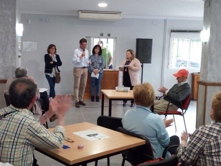 Presentación de las rutas con la intervención del alcalde, Francisco Miralles