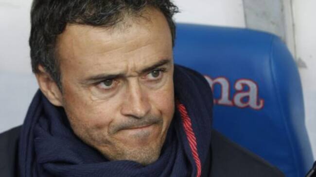 GRA192. GETAFE (MADRID), 13/12/2014.- El entrenador del Barcelona, Luis Enrique Martínez, durante el partido frente al Getafe de la jornada décimoquinta de la Liga de Primera División, que se juega hoy en el Coliseo Alfonso Pérez. EFE/Juan Carlos Hidalgo