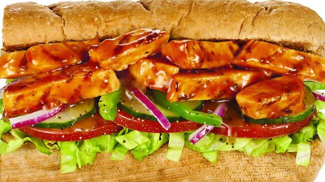 El 'Sweet Onion Chicken Teriyaki' es el bocadillo con menor cantidad de carne.