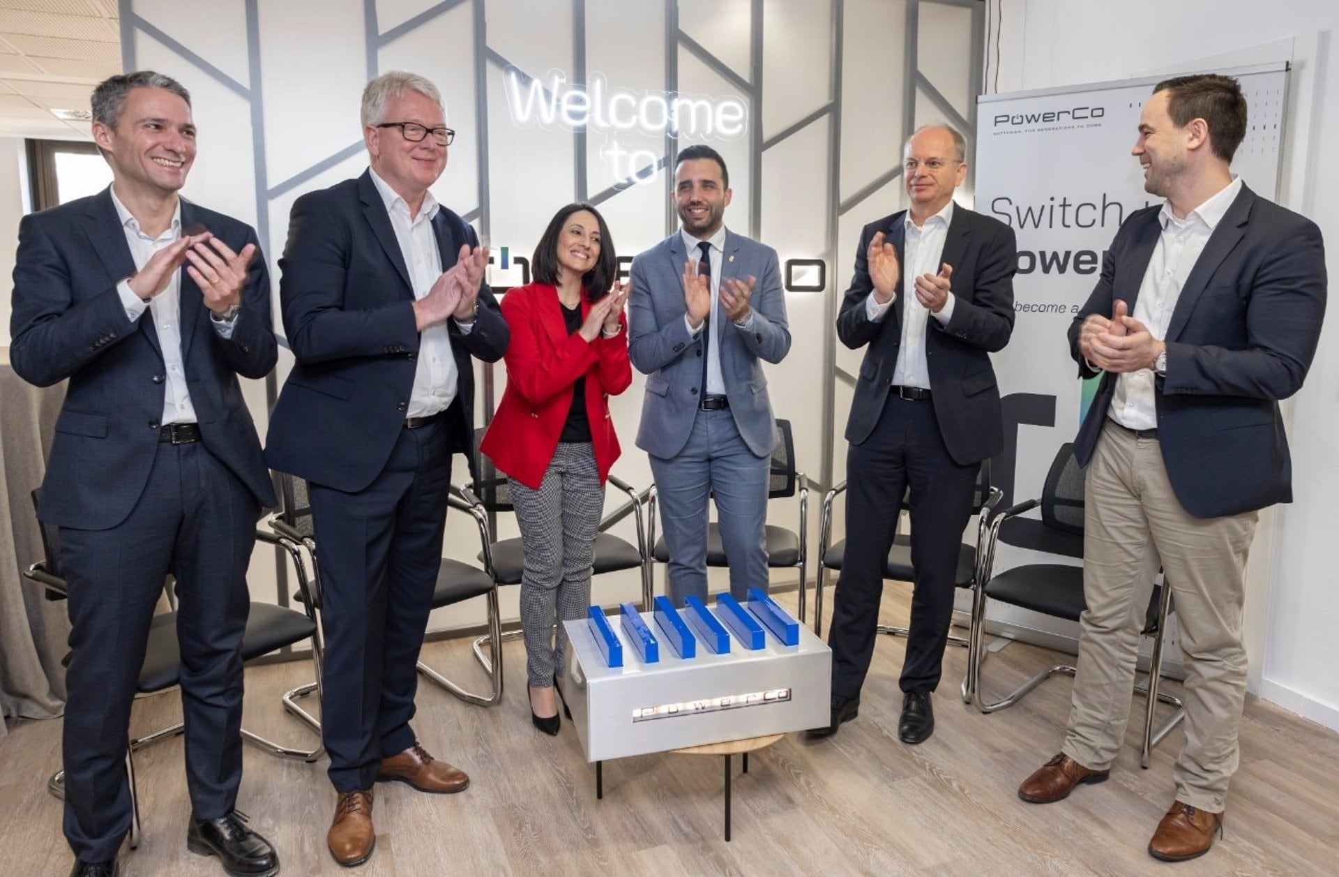 Inauguración de la oficina de PowerCo, filial de Volkswagen, en València