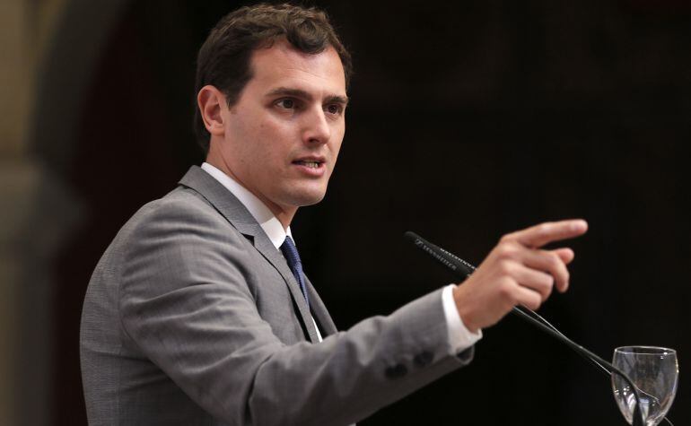 El presidente de Ciudadanos y candidato a la Presidencia del Gobierno, Albert Rivera