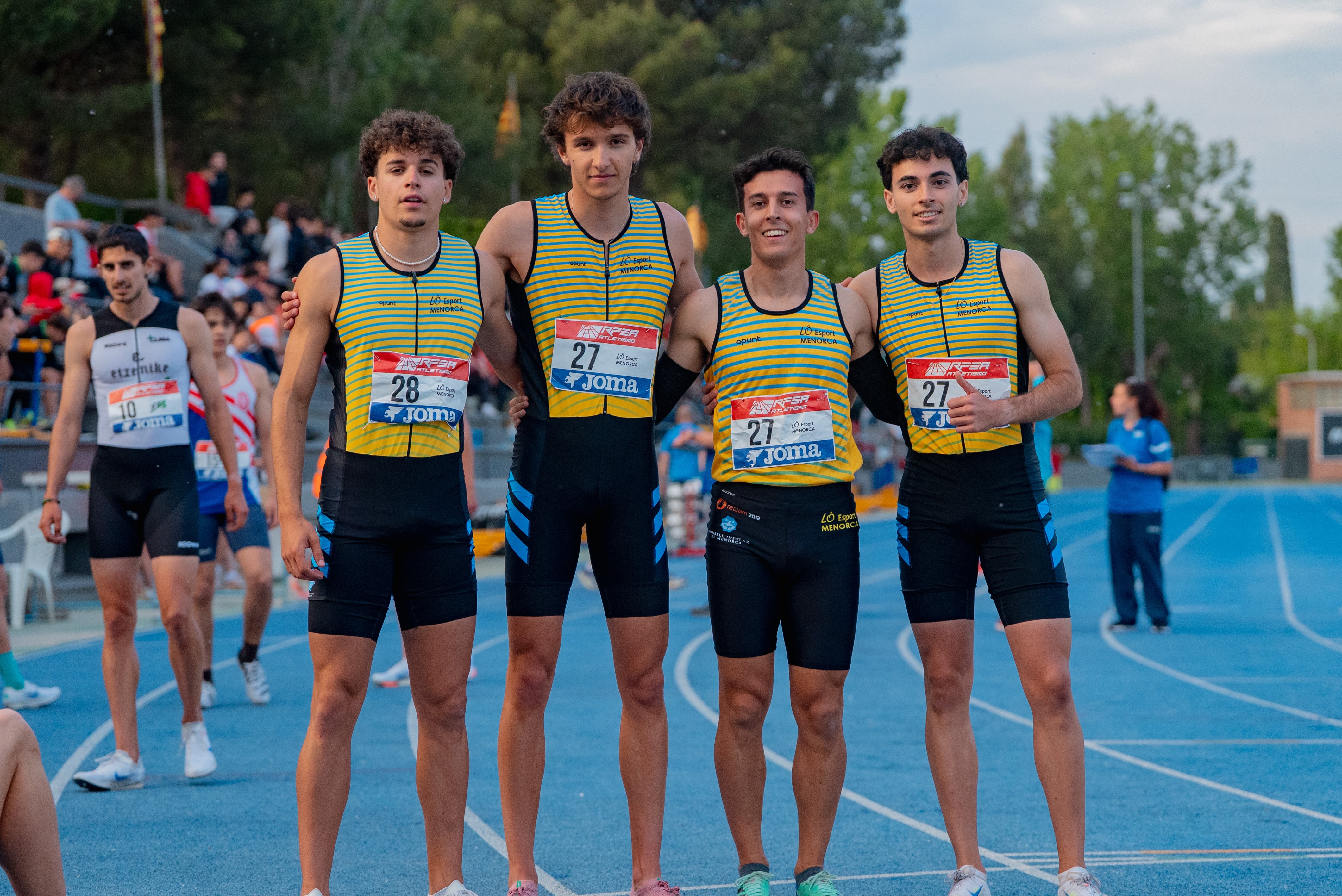 Un dels equips de relleus del Lô Esport.