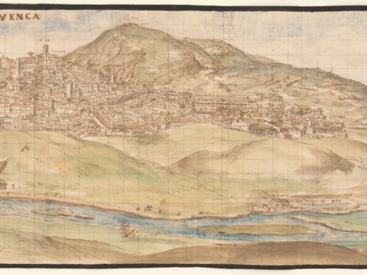 Descubre la imagen con mil detalles que refleja cómo era Cuenca en el siglo XVI