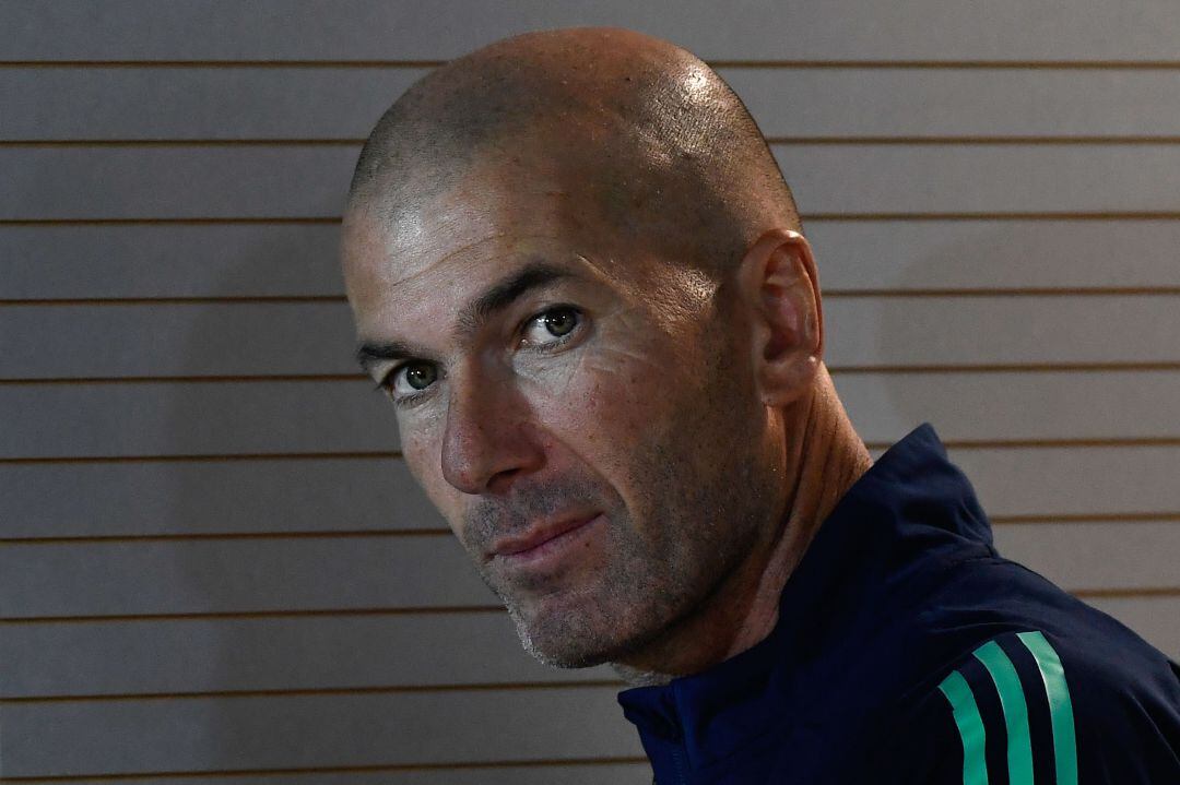 Zinedine Zidane, entrenador del Real Madrid