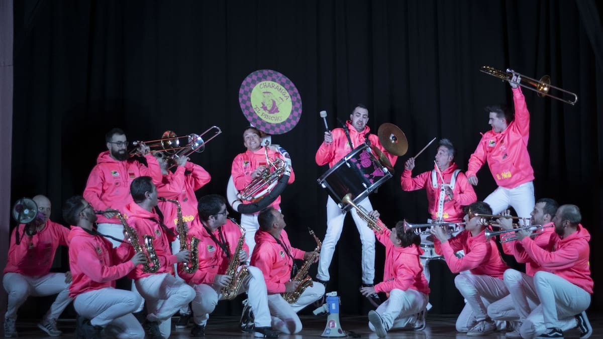 La charanga El Pincho de Barbastro y la Princesa Leonor coinciden en Zaragoza