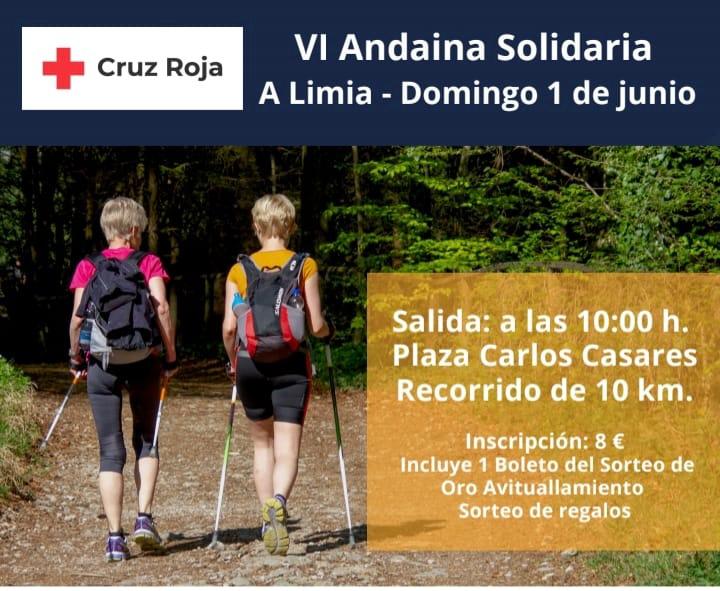 Cartel da VI Andaina Solidaria da Cruz Vermella