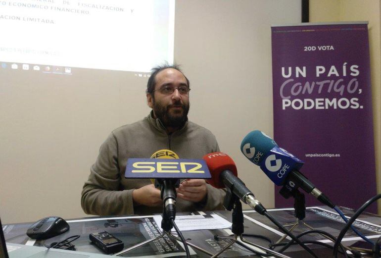 Óscar Jiménez, Secretario Municipal de Podemos