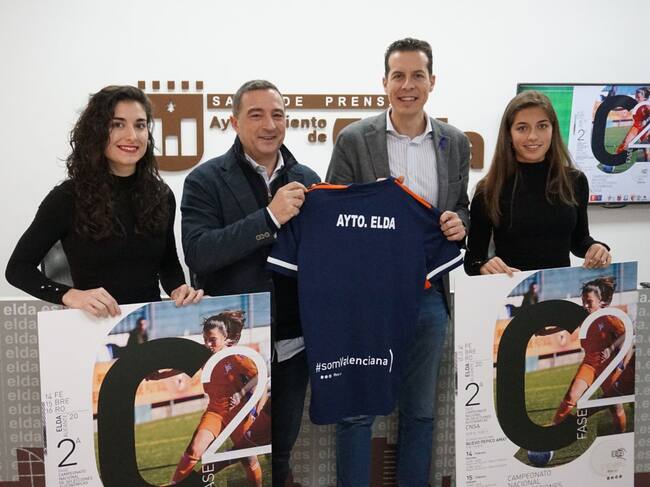 La importante cita de fútobl femenino se ha presentado esta mañana en el Ayto. de Elda