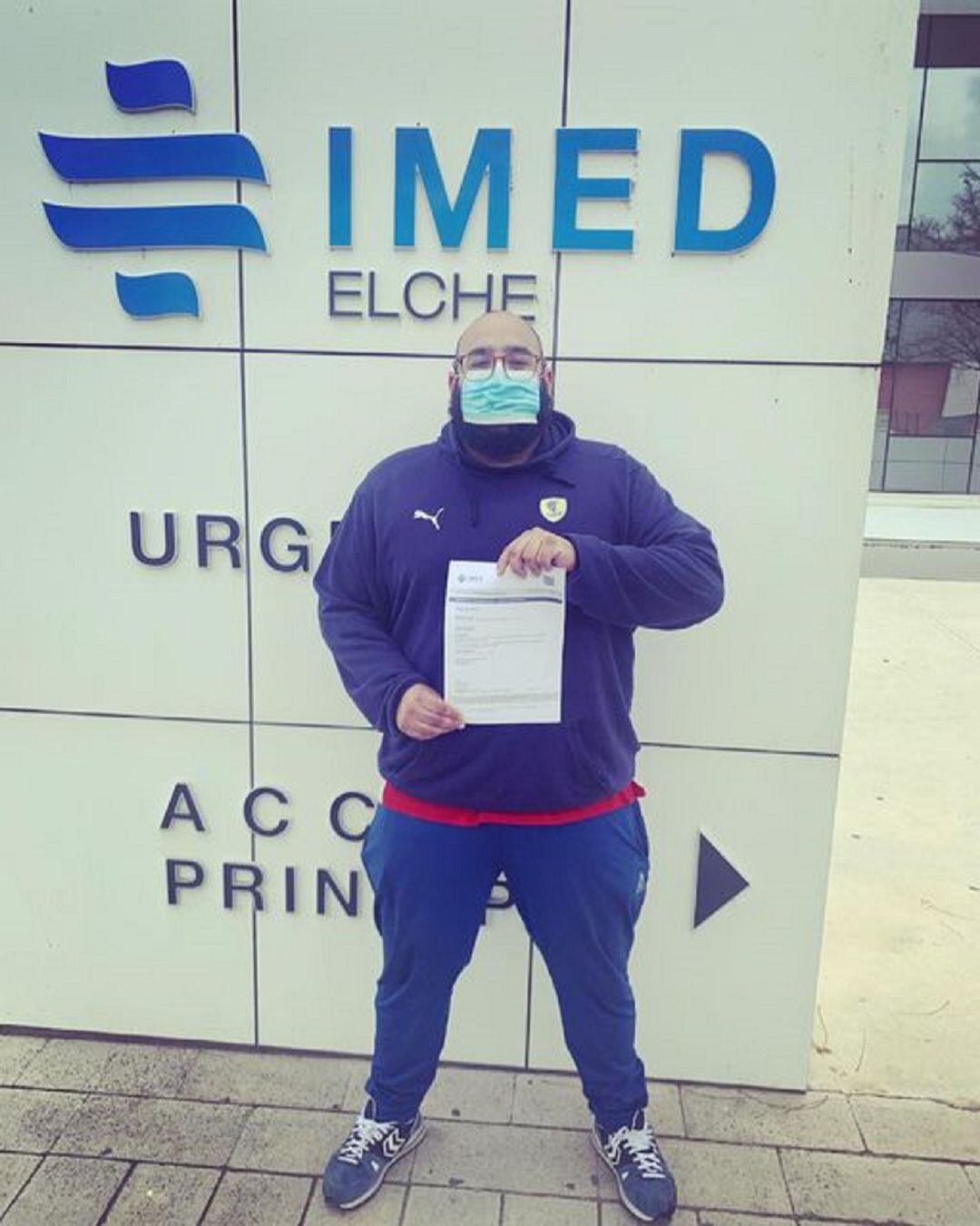 Jairo Muñoz vuelve a la pista tras recibir el alta médica