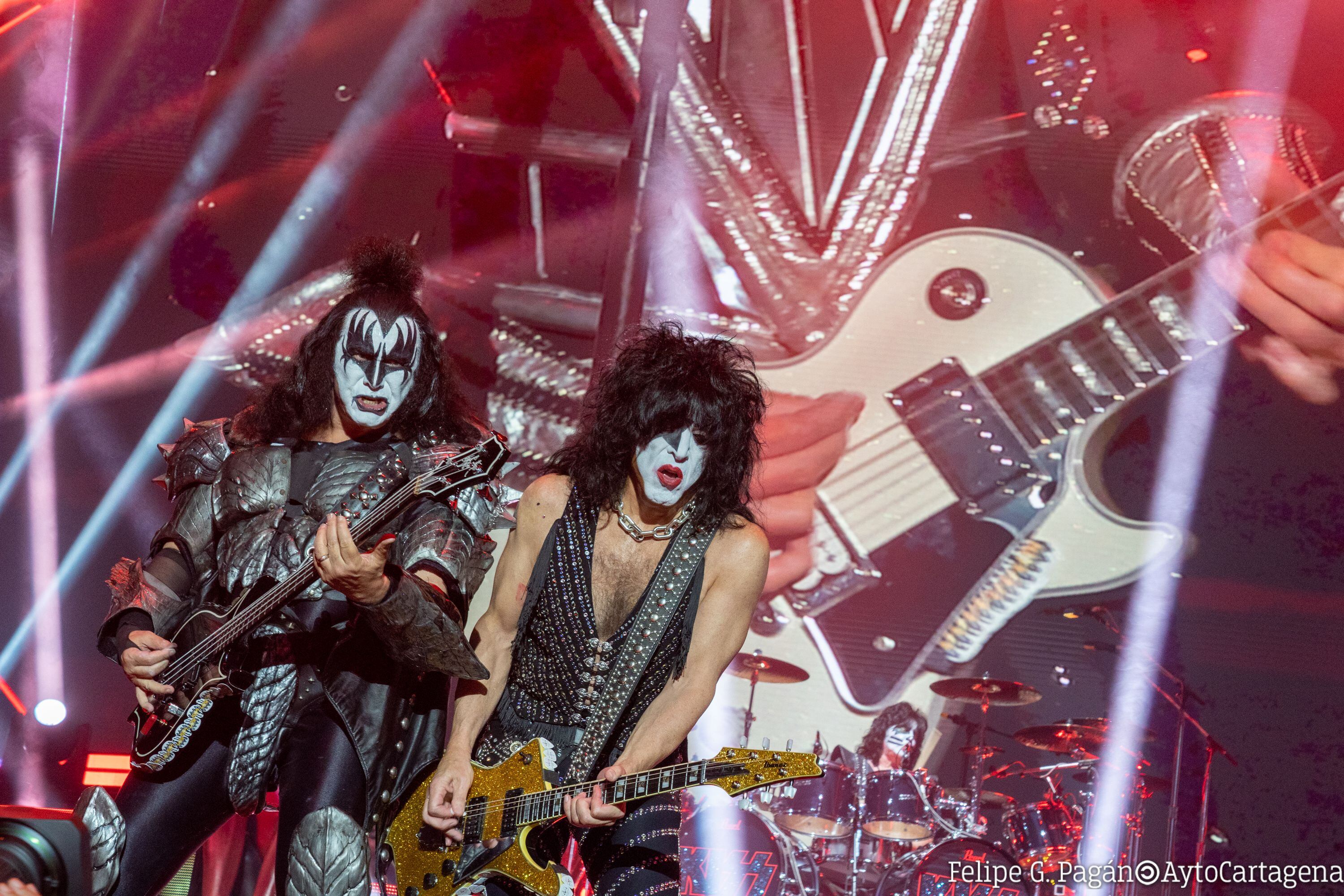 KISS en el escenario del Rock Imperium de Cartagena