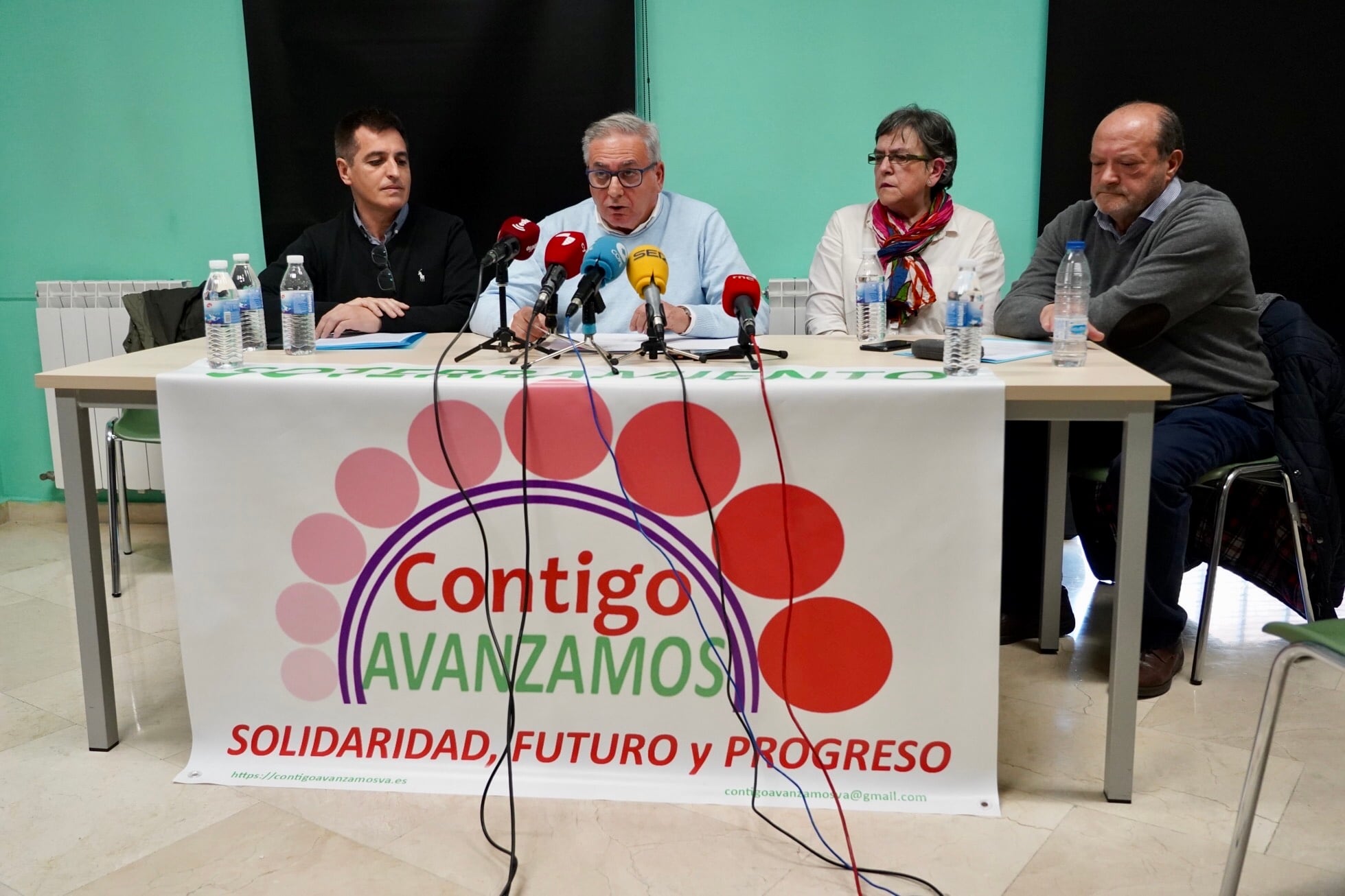 Presentación de la nueva formación surgida de la Plataforma para el Soterramiento del Ferrocarril que concurrirá a las elecciones del 28M