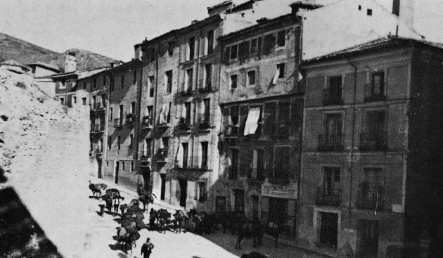 Calle Alfonso VIII, hacia 1910.