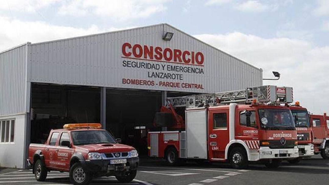 Parque de bomberos en la capital de Lanzarote.