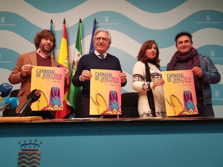 Imagen de la presentación del Carnaval de Jerez 2018