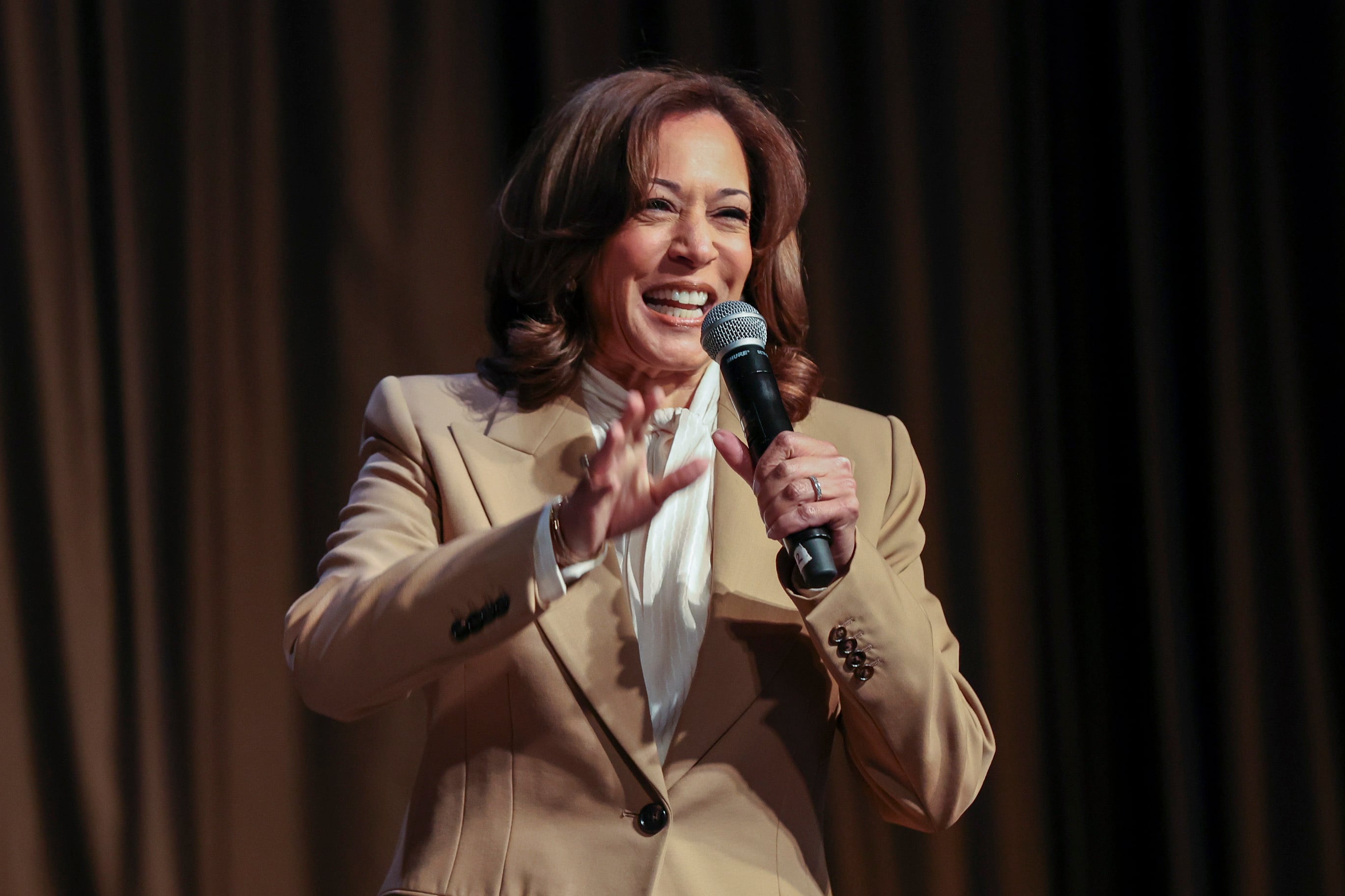 La exvicepresidenta Kamala Harris