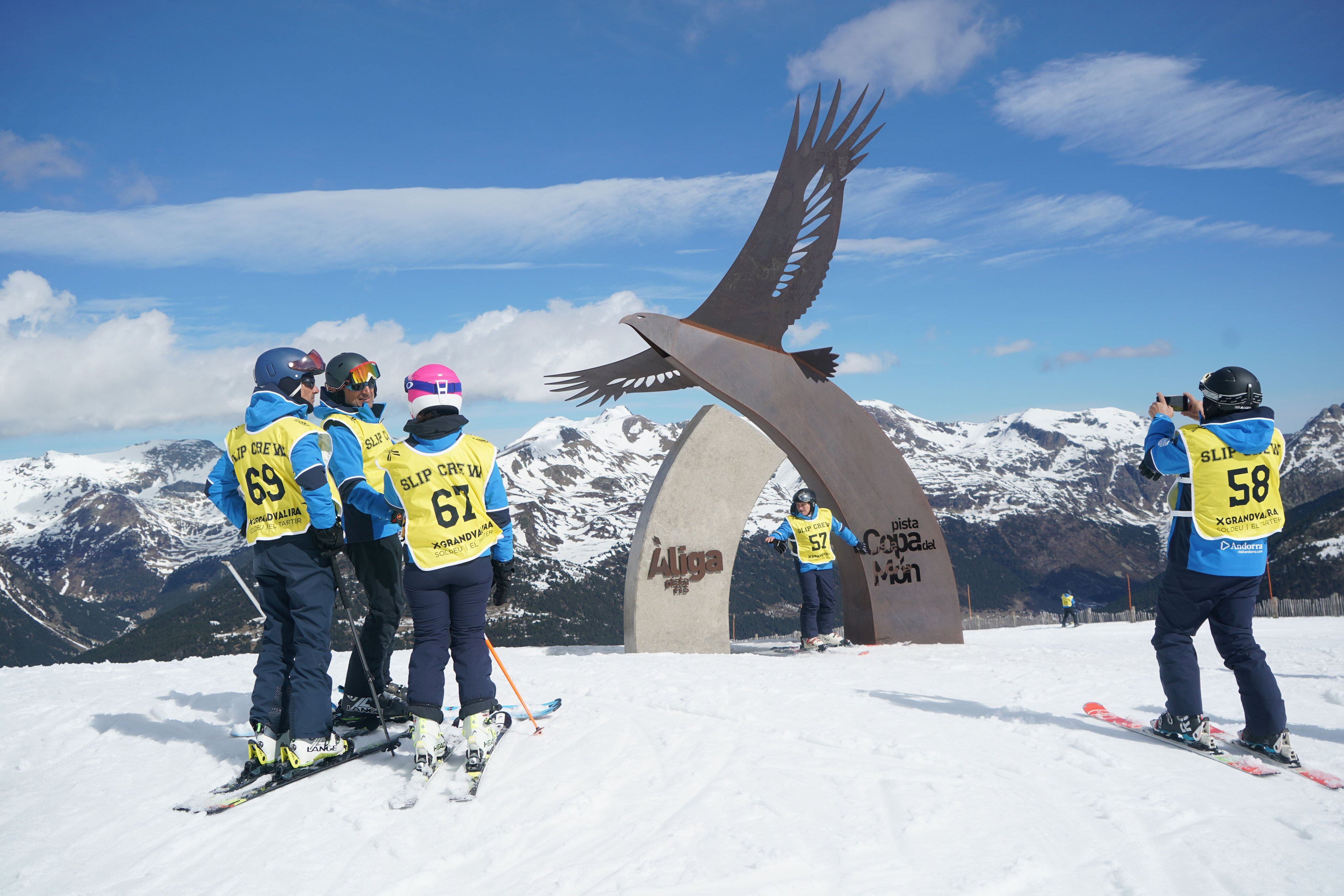 El darrer reconeixement d'avui a la pista Àliga.