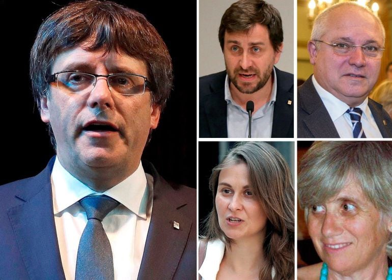 La juez de la Audiencia Nacional Carmen Lamela ha ordenado la detención del expresidente catalán Carles Puigdemont y los cuatro exconsellers que viajaron con él a Bélgica y que no acudieron a su citación como investigados por rebelión, sedición y malversa