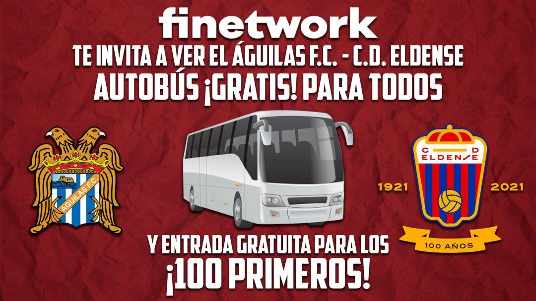 El Eldense espera llenar cuatro autobuses para ir a El Rubial de Águilas