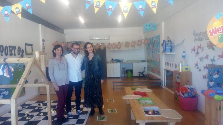 De derecha a izquierda: Eunice Pastor, Hugo Walthon y María Eugenia Utor.