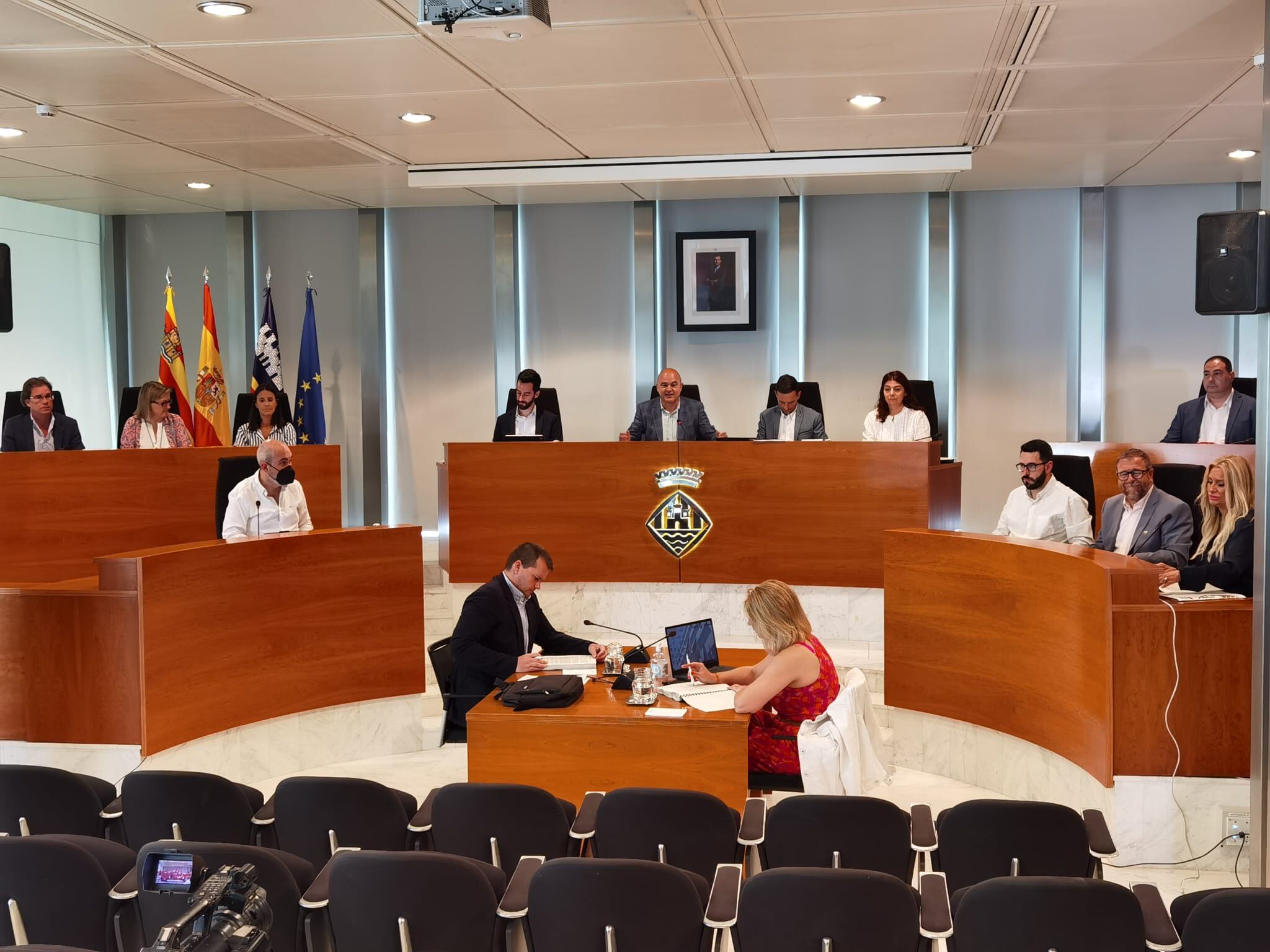 Imagen del pleno del Consell