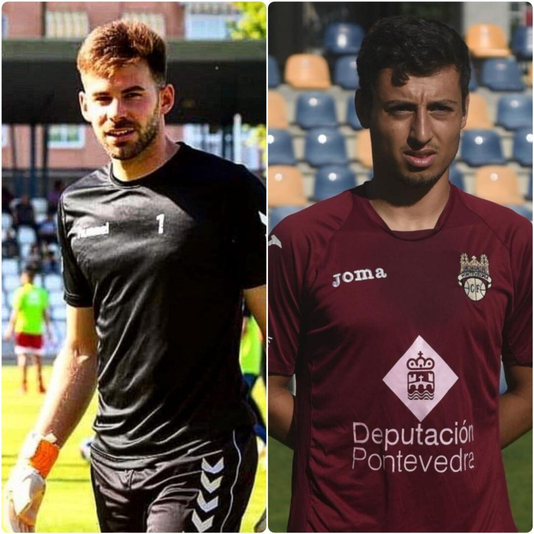 Gianni Cassaro y Kevin Presa en sus anteriores clubes