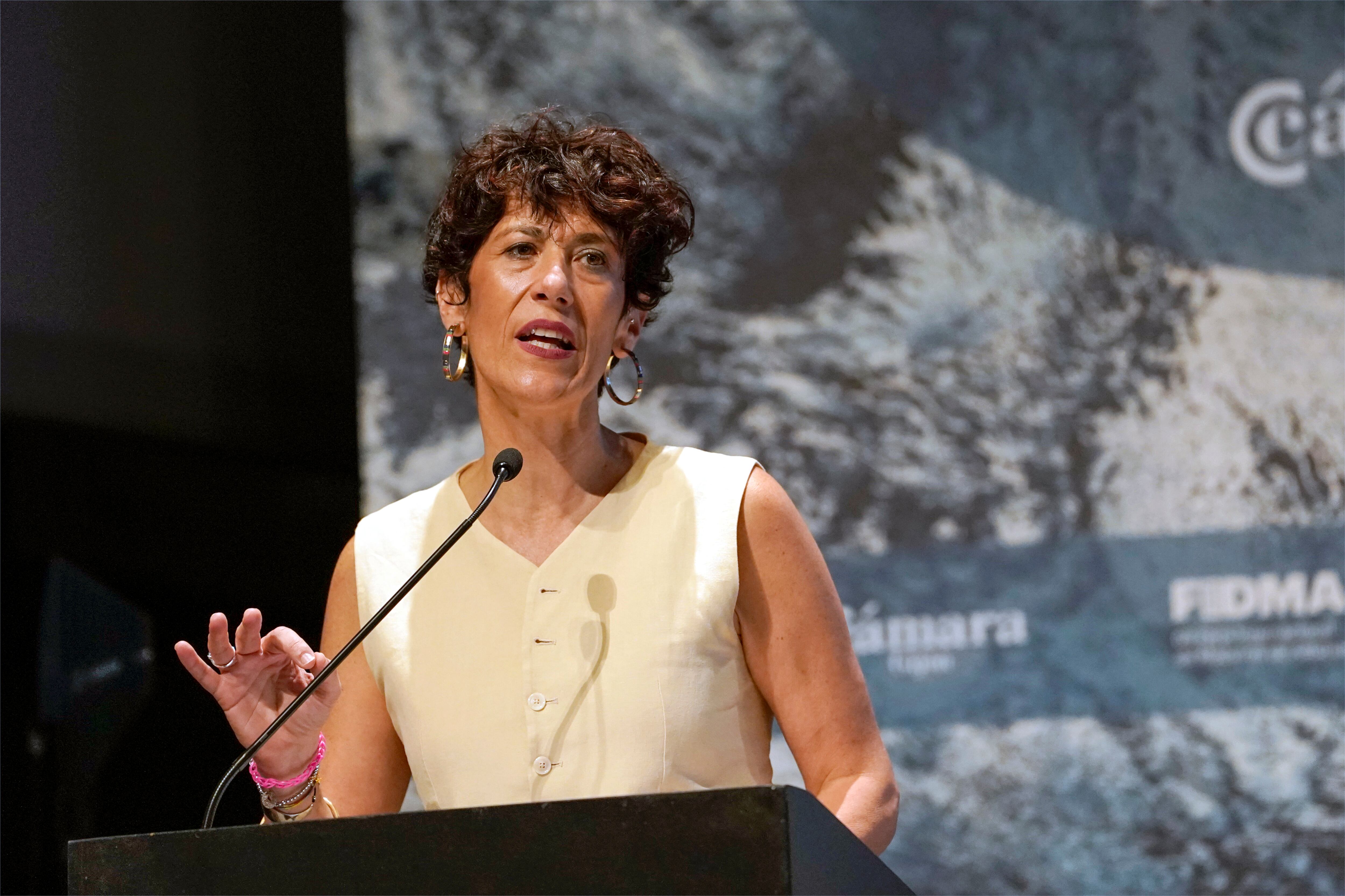 La ministra de Inclusión, Seguridad Social y Migraciones, Elma Saiz