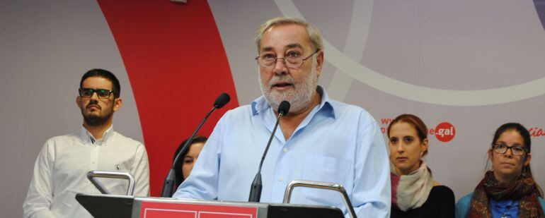 Julio Sacristán, secretario general del PSOE de la provincia de A Coruña. Foto de archivo