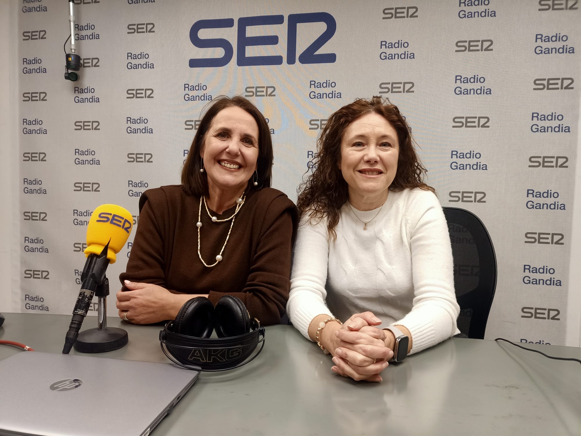 Rosa M.ª Martí, gerente de Cafés Climent, y Carolina Porta, responsable de Gestión Comercial.