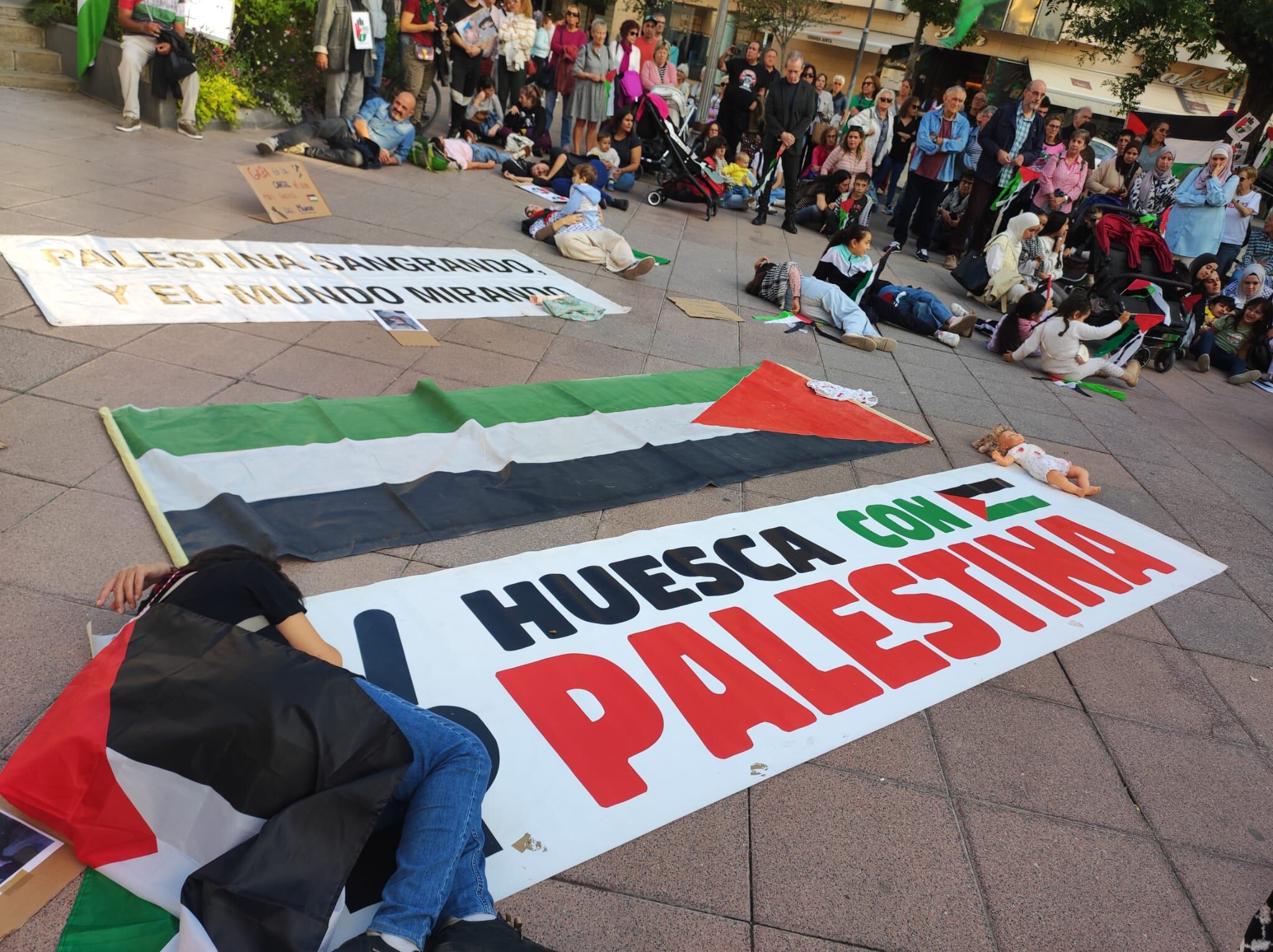 Manifestación Huesca con Palestina