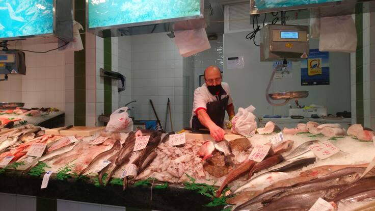 "No hay encargos en pescadería muy grandes dada la incertidumbre de estas Navidades"