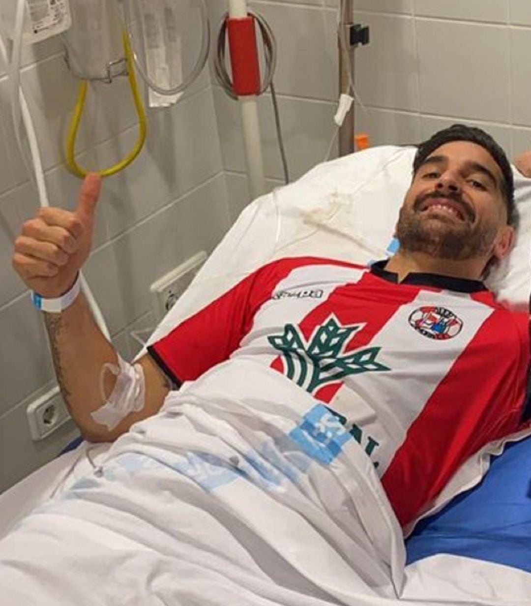 Rubiato, recuperándose en el Virgen de la Concha