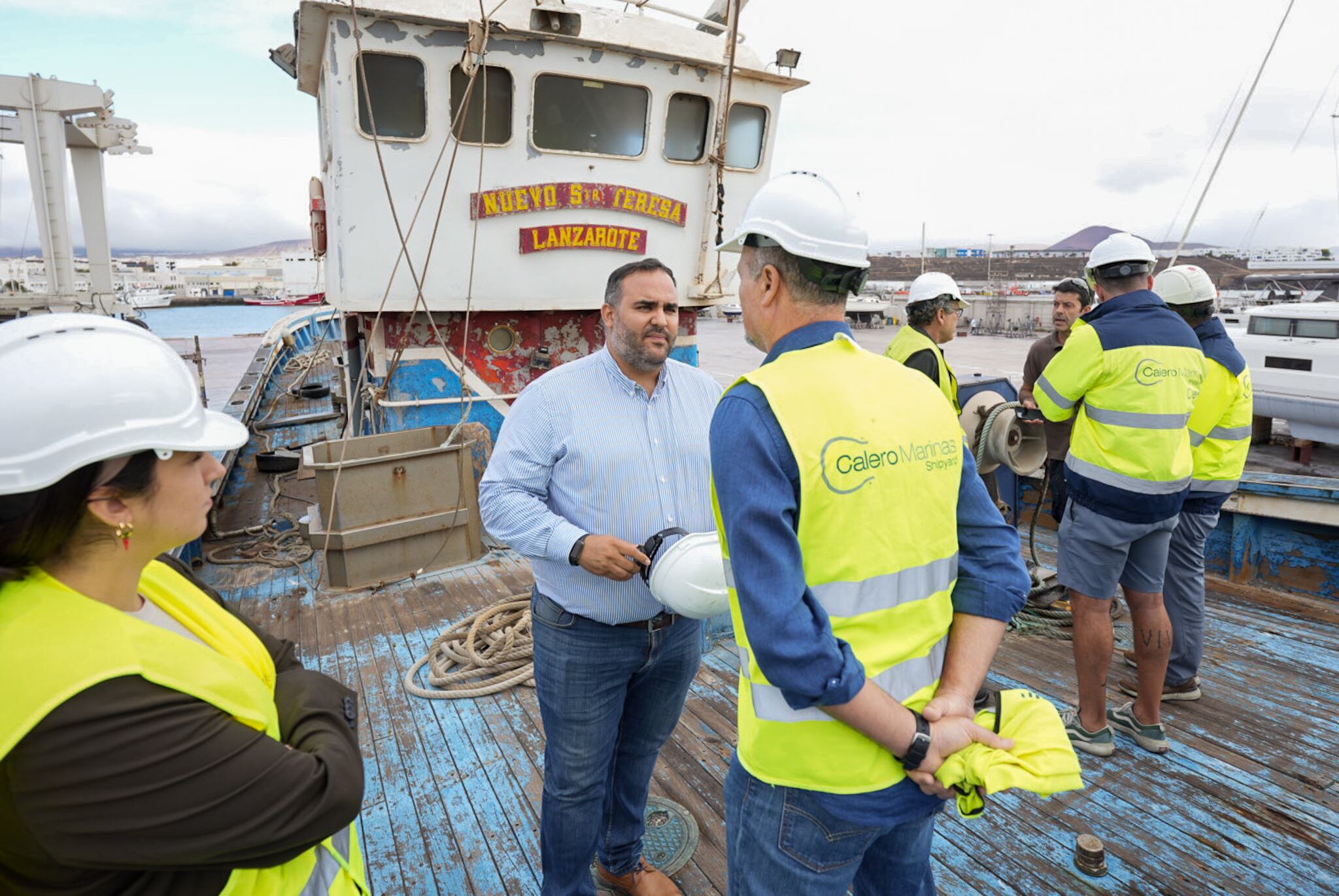 Samuel Martín, consejero de Pesca del Cabildo de Lanzarote.