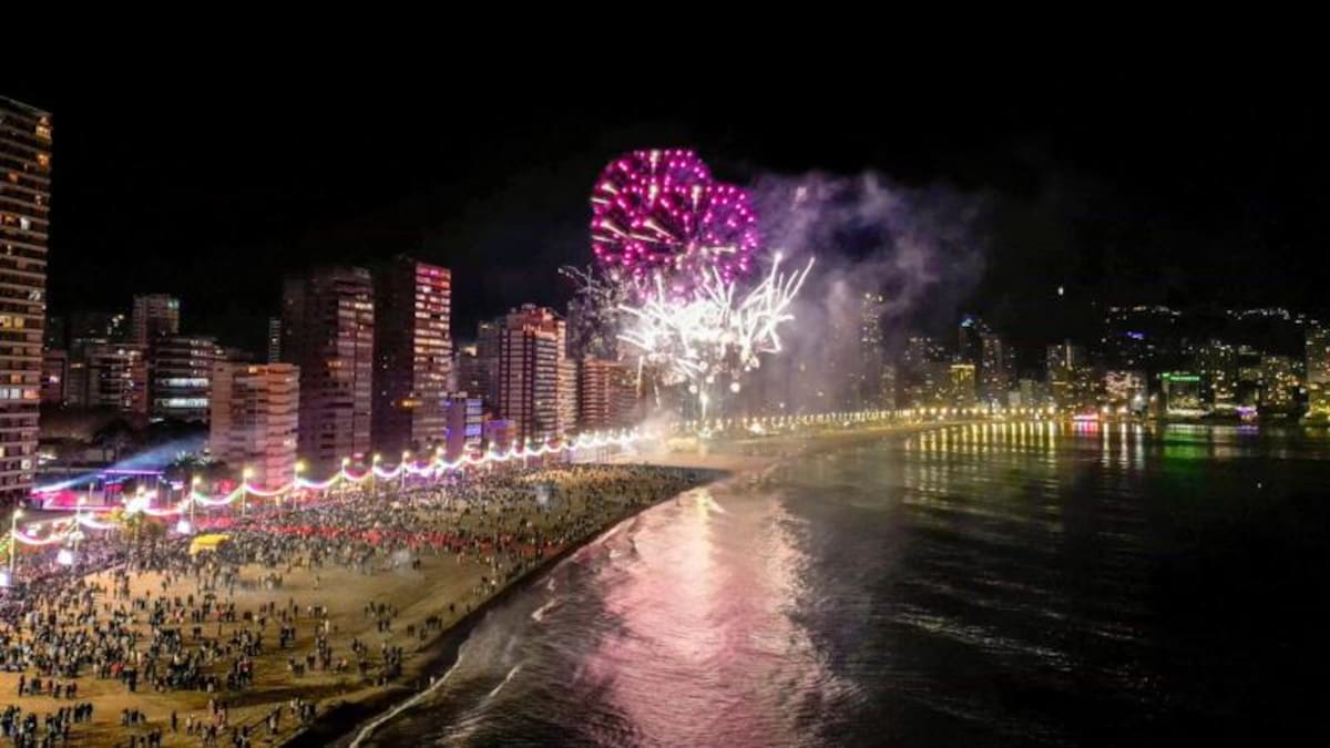 Benidorm vuelve a ser el destino favorito en Nochevieja de la Comunitat Valenciana
