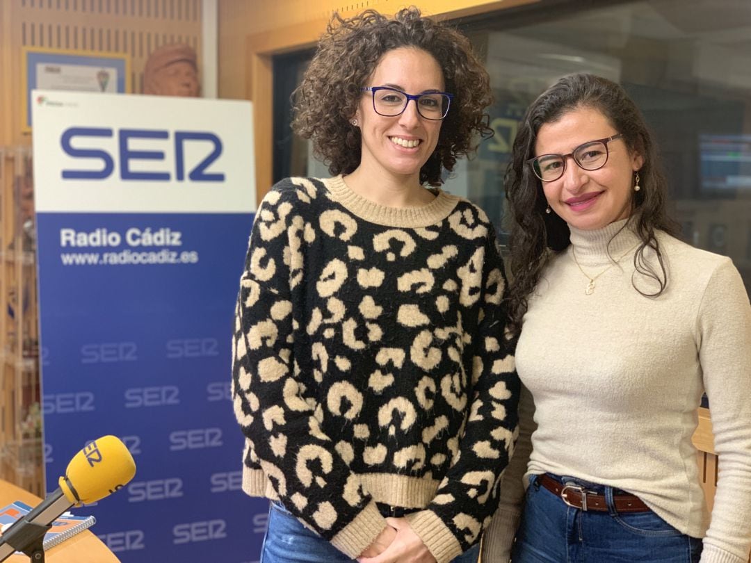 María José Pérez, técnica de la Cátedra de Emprendedores de la UCA, y Adriana Cañón, alumna de Master UP