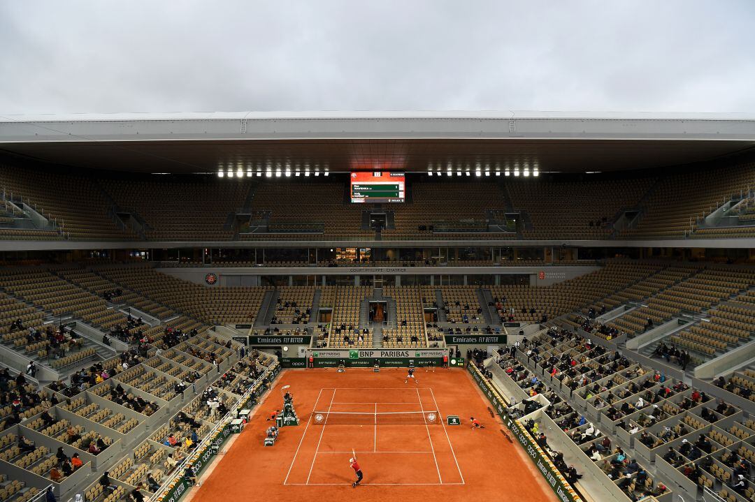 Pista central de Roland Garros