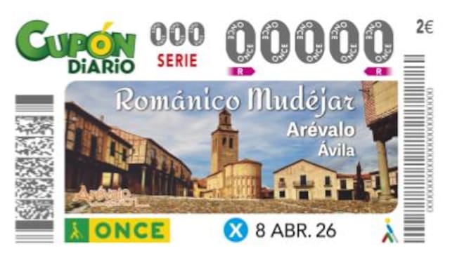 Cupón con la imagen de Arévalo