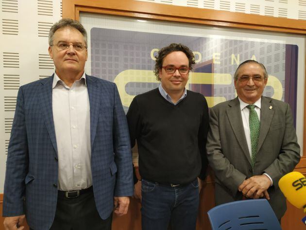 Francisco Muñoz, Antonio Rojas y Alfonso Otero.