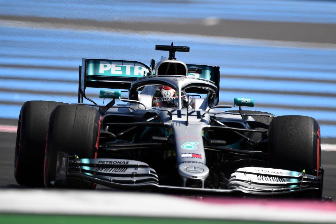 Hamilton en el circuito Paul Ricard