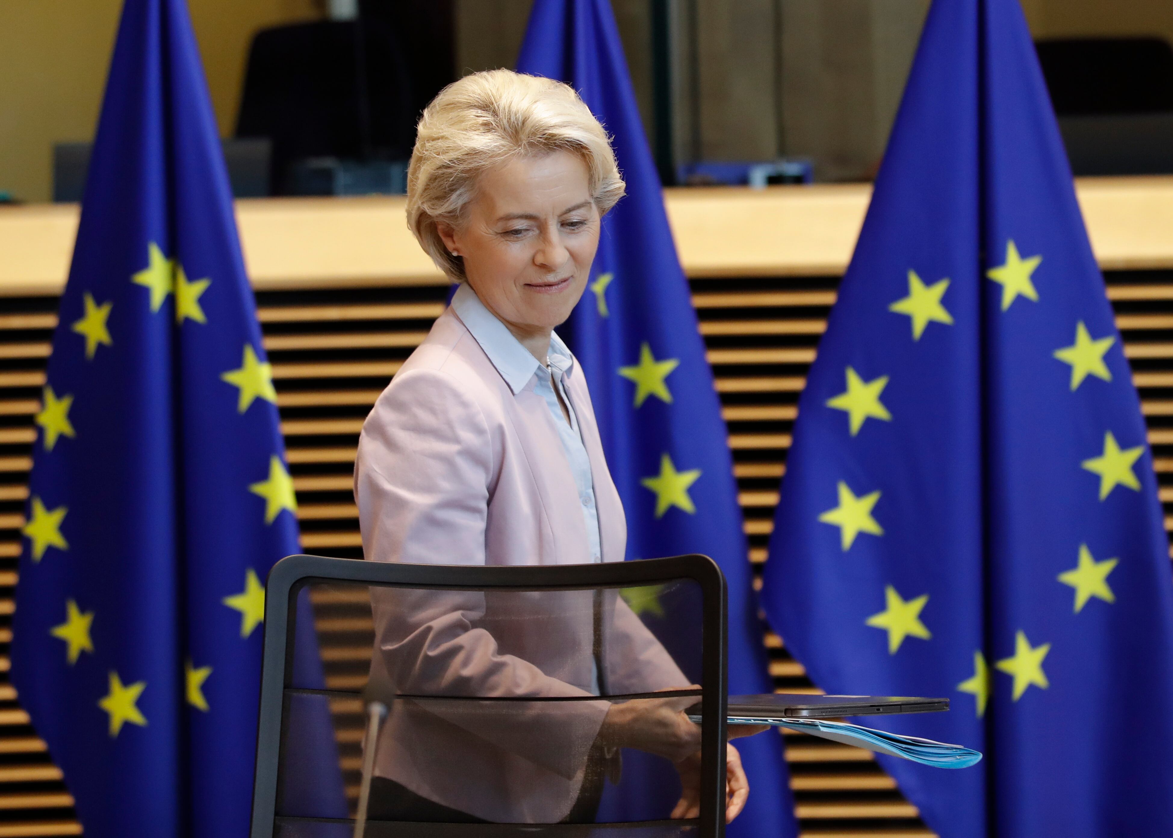 La presidenta de la Comisión Europea, Ursula von der Leyen.