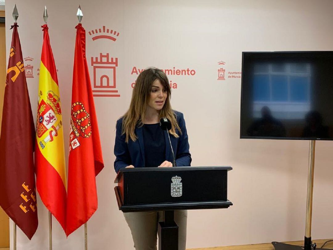 Rebeca Pérez, portavoz del Gobierno en Murcia