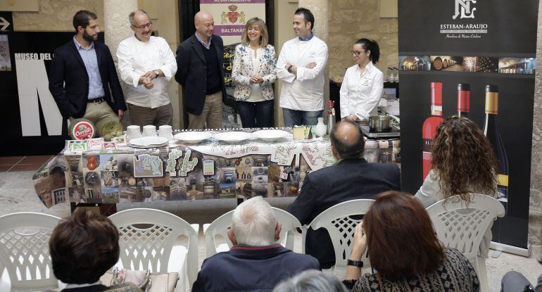 Imagen de la masterclass impartida en Baltanás (Palencia) por el prestigioso cocinero