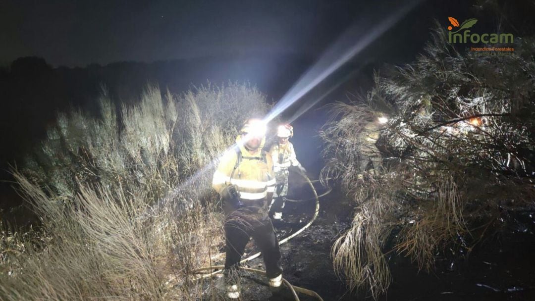 Extinción incendio en El Casar