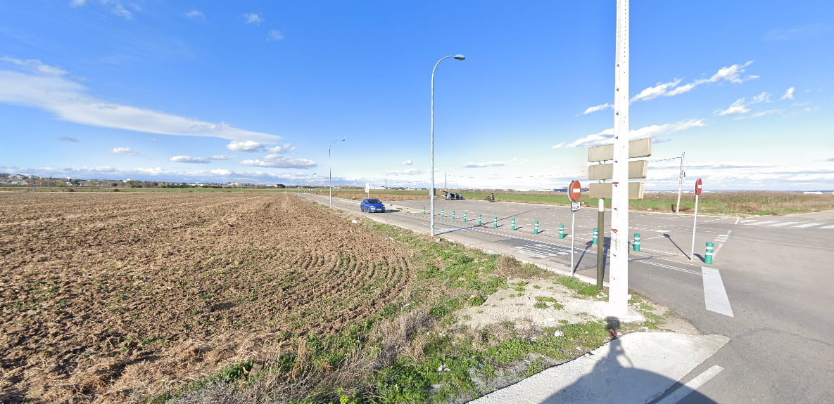 La carretera del cementerio de Getafe