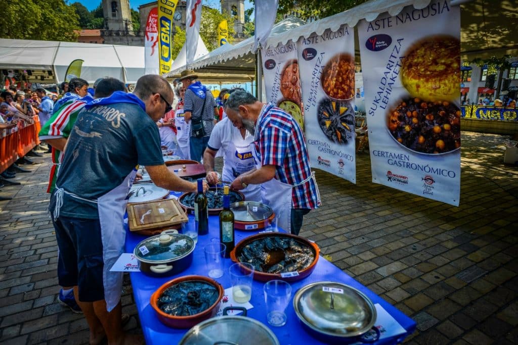 Certamen Gastronómico. Bilboko Konpartsak